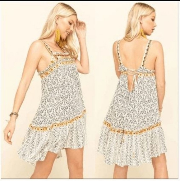 Free People Dresses & Skirts - Free People: Boarderline Mini Dress